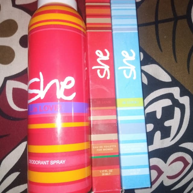 She imported body spray and perfumes