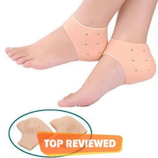 Cracked heels silicone socks