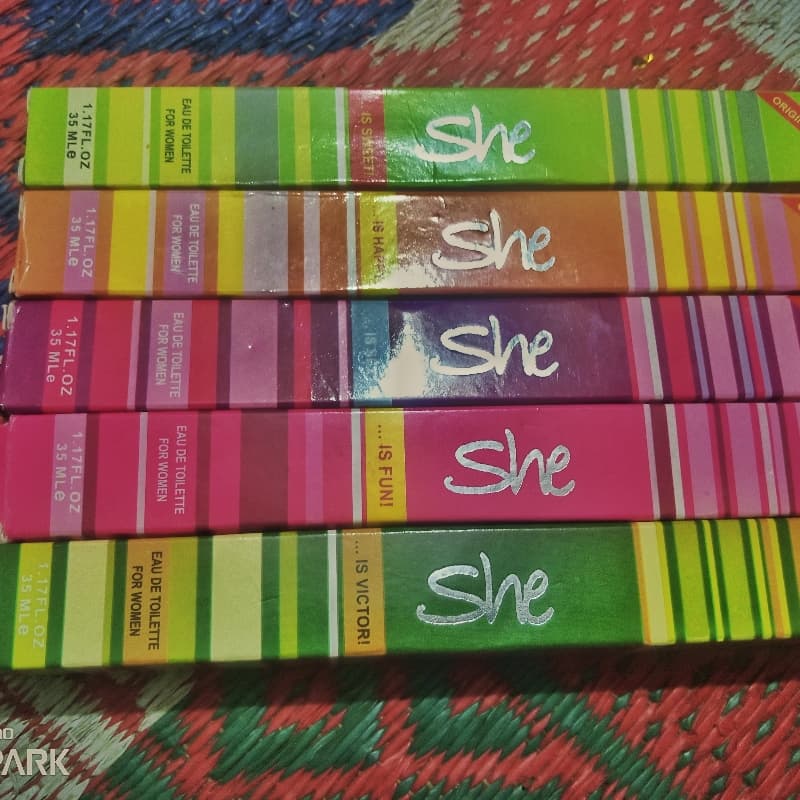 She imported body spray and perfumes